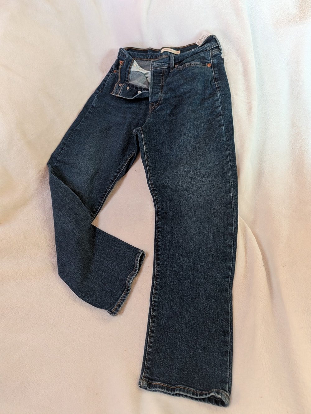 Levi's High-Rise Wedgie straight Dark Blue Women's Jeans